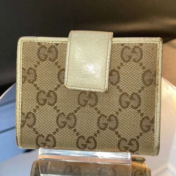 Gucci Gg Pattern Jacquard Wallet beige - Picture 2 of 11